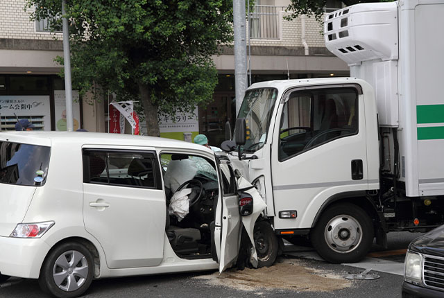 交通事故に遭った場合